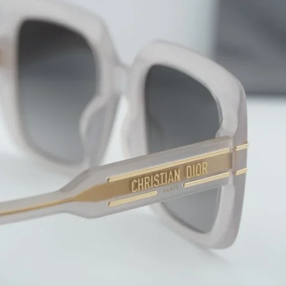 Dior DIORSIGNATURE S11F 78A1 Square Sunglasses - Brown/Grey - Picture 10 of 11